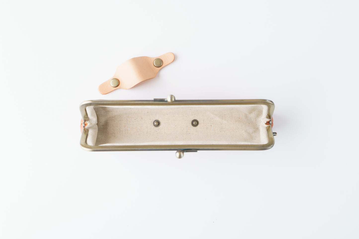 【あやめがま口】cuwatto-2 way メガネペンケース