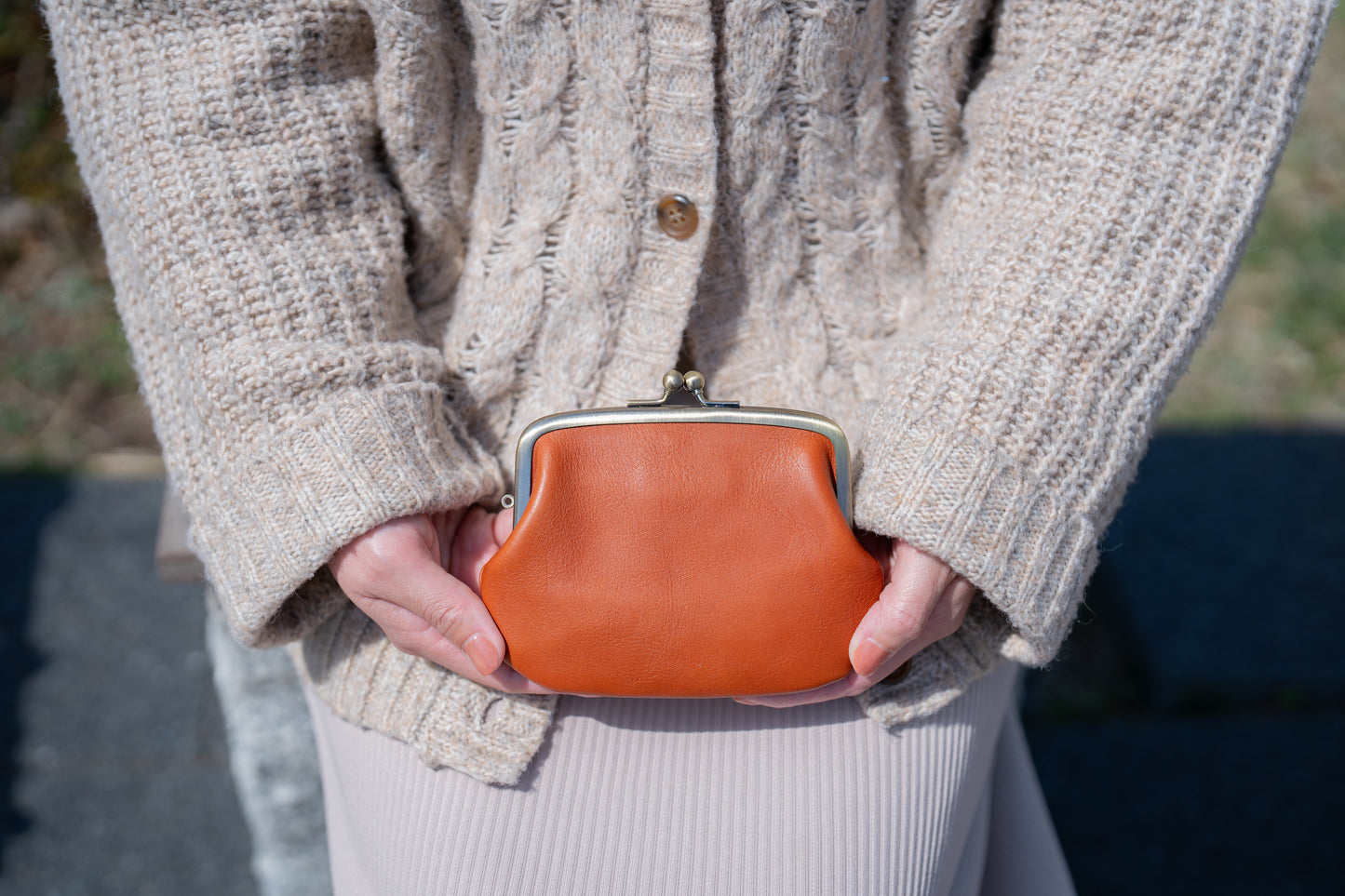 【ふたえがま口ポーチ】cuwatto-futae