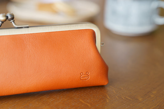 【あやめがま口】cuwatto-2 way メガネペンケース