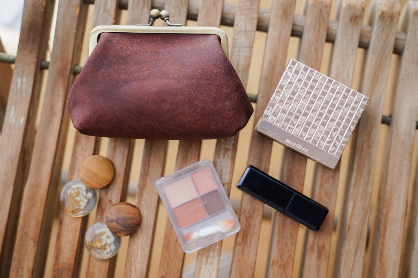 【がま口コスメポーチ】cuwatto-makeup pouch